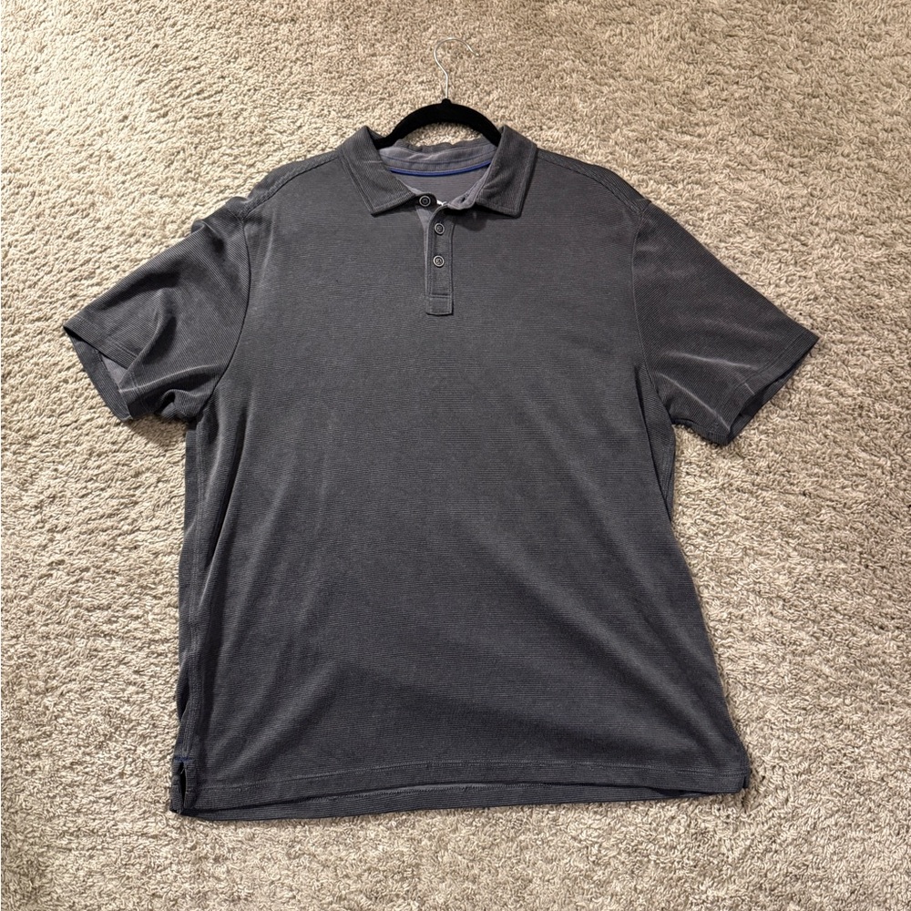 Tommy Bahama Charcoal Polo Shirt